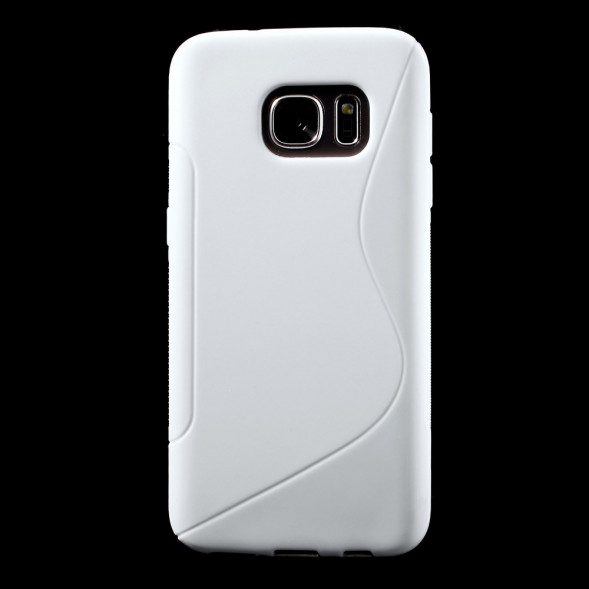 Антискользящий чехол накладка для Samsung Galaxy S7 (SM-G930) (Белый)