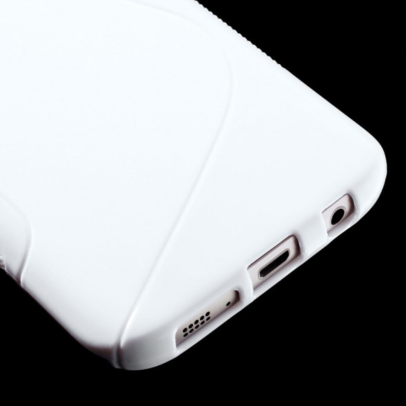 Антискользящий чехол накладка для Samsung Galaxy S7 (SM-G930) (Белый)