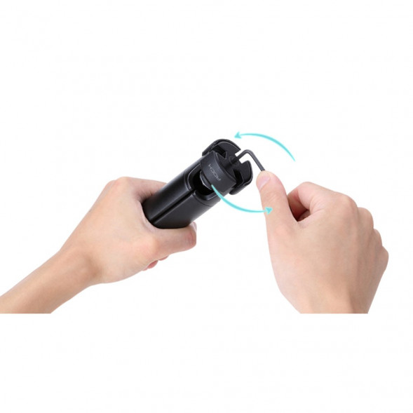 Штатив триног Rock с 1,4 дюйма винтом для фото съемки (Черный)