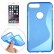 Антискользящий чехол для iPhone 7 Plus (Голубой)