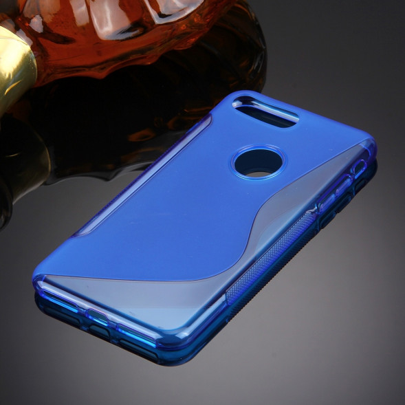 Антискользящий чехол для iPhone 7 Plus (Голубой)