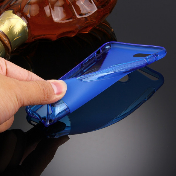 Антискользящий чехол для iPhone 7 Plus (Голубой)