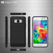 Чехол накладка Carbon Fibre для Samsung Galaxy Grand Prime SM-G530 (темно-синий)