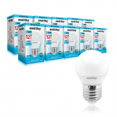 Лампа светодиодная SmartBuy G45, E27, шар