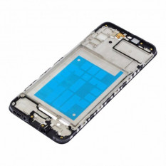 Рамка дисплея для Samsung A025 Galaxy A02s средняя часть корпуса (Черная)