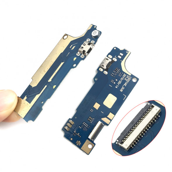 Шлейф Micromax Q340 Selfie 2 на разъем зарядки, микрофон