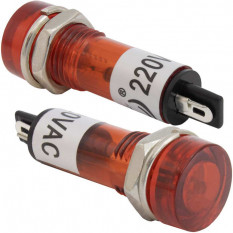 Неоновая лампочка в корпусе N-805-R 220V