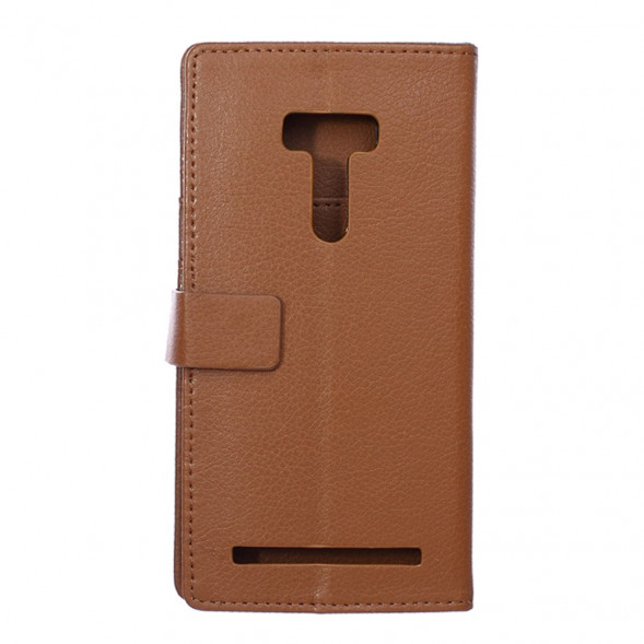 Чехол книжка с визитницей ASUS ZenFone Selfie (ZD551KL, ZD551KL) (Коричневый)