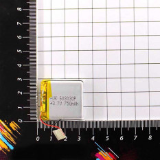 30X30X6mm 3.7V 750mAh Литий-полимерный аккумулятор
