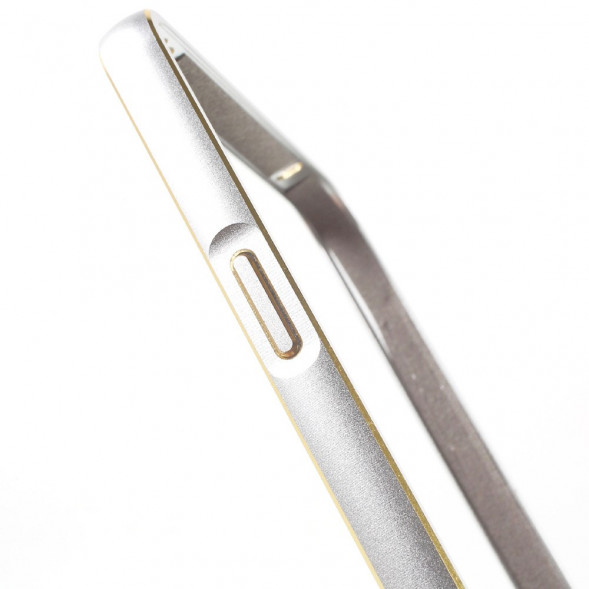 Алюминиевый бампер для Samsung Galaxy A5 (2016) SM-A510 (Серебристый)