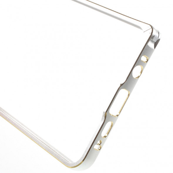 Алюминиевый бампер для Samsung Galaxy A5 (2016) SM-A510 (Серебристый)