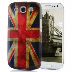 Ретро чехол для Samsung Galaxy S3 i9300, S3 Duos (Британский Флаг)