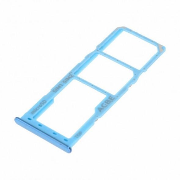 Контейнер SIM лоток для Samsung A325 Galaxy A32 (Голубой)