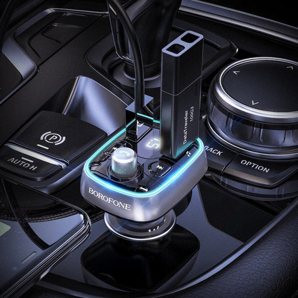 FM передатчик BC32 Sunlight и автомобильное зарядное устройство