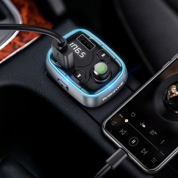 FM передатчик BC32 Sunlight и автомобильное зарядное устройство