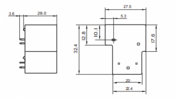 HK15F-DC12V-SH1C HKE Реле электромагнитное