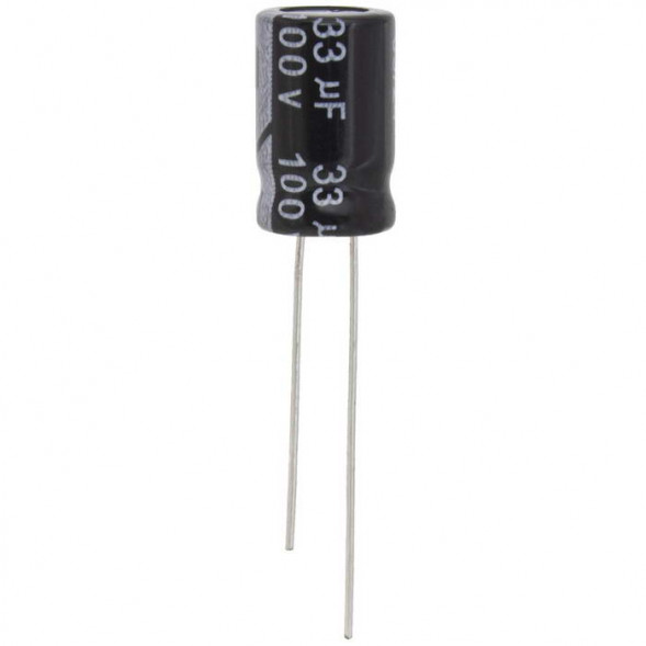 Конденсатор 33 UF 100V 105*C 8*12 (JWCO)