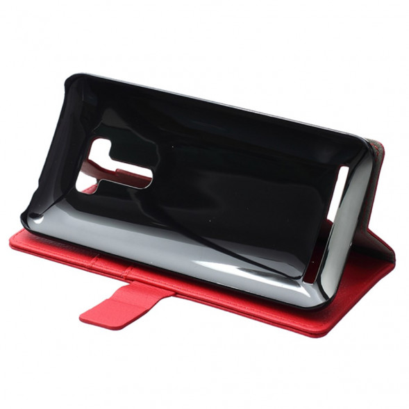 Чехол книжка с визитницей ASUS ZenFone Selfie (ZD551KL, ZD550KL) (Красный)