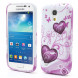 TPU Чехол накладка с рисунком для Samsung Galaxy S 4 mini i9190 (Два сердца)