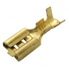 DJ622-D4.8A Наконечник плоский неизолир (10 штук)
