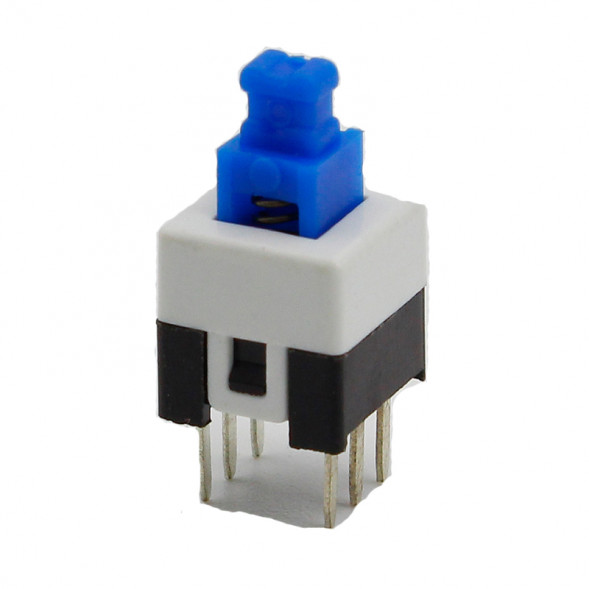 7x7x12мм 6 pin Тактовая кнопка с фиксацией