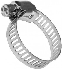 Хомут червячный 10-16/8 с крестовым шлицем