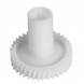 793638 Шестерня мясорубки Bosch, BORK, Philips под шнек (D=81-34.5-31, H79-18.5, отв.-6.7mm, зуб.-38косой)