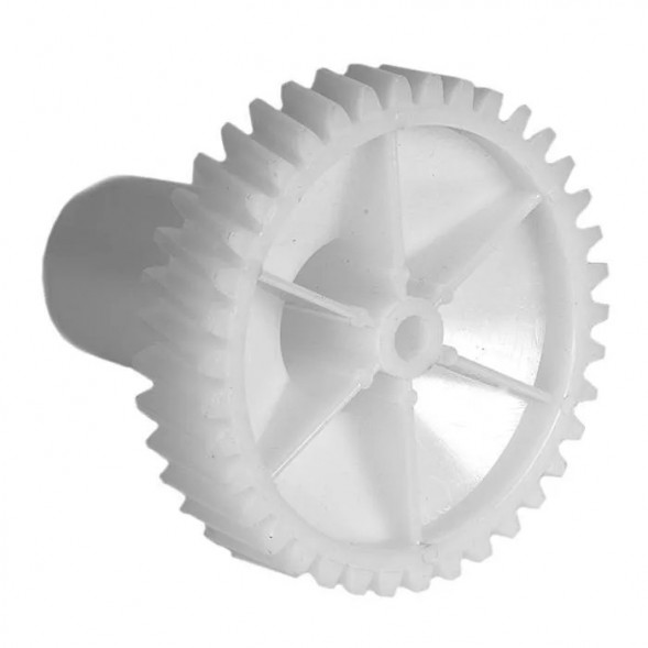 793638 Шестерня мясорубки Bosch, BORK, Philips под шнек (D=81-34.5-31, H79-18.5, отв.-6.7mm, зуб.-38косой)