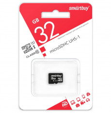 Карта памяти MicroSDHC 32GB Class 10 Smart Buy без адаптера