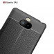 Чехол-накладка Litchi Grain для Sony Xperia XA3 (черный)