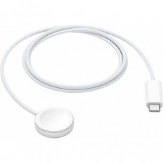 Беспроводная зарядка для Apple Watch series 1-8, SE, Ultra, Hoco CW39C c кабелем Type-C 1.2 м (белый)