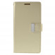 Чехол кошелек Mercury для Samsung Galaxy S6 EDGE+ G928 (Золотистый)