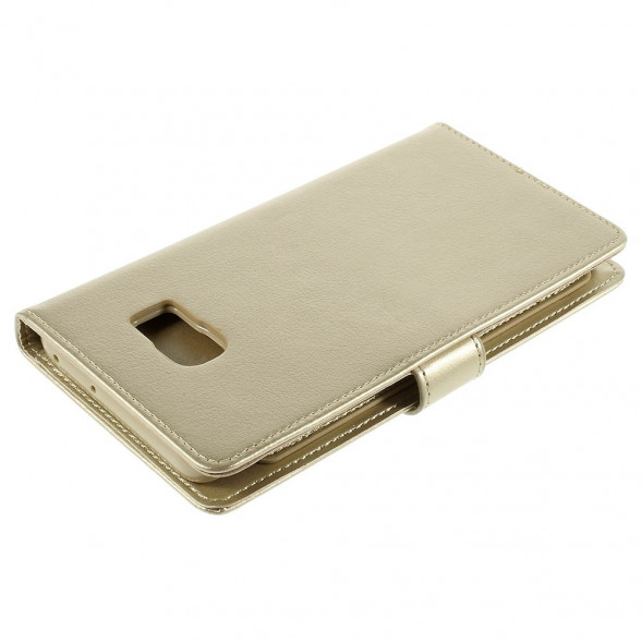 Чехол кошелек Mercury для Samsung Galaxy S6 EDGE+ G928 (Золотистый)