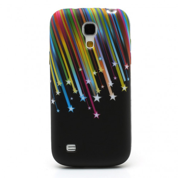 TPU Чехол накладка с рисунком для Samsung Galaxy S 4 mini i9190 (Метеоритный дождь)