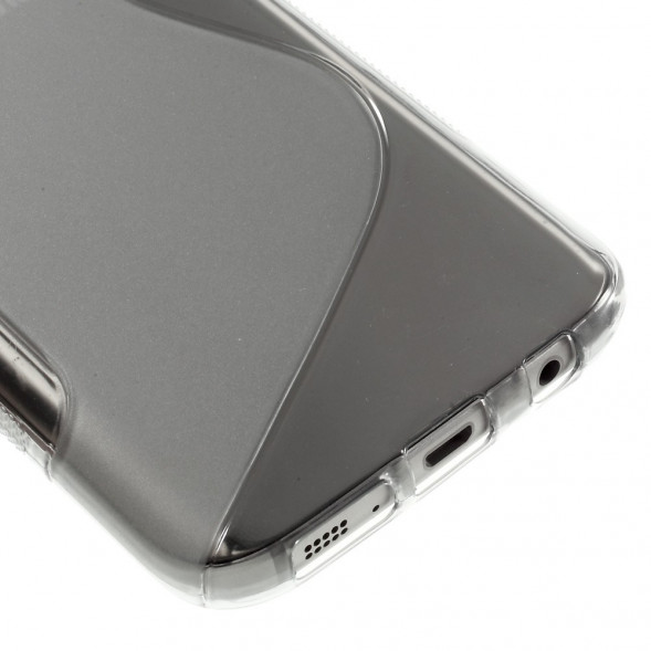 Антискользящий чехол накладка для Samsung Galaxy S7 (SM-G930) (Серый)