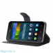 Чехол с визитницей для Huawei Y5 (Y560-U02) (черный)