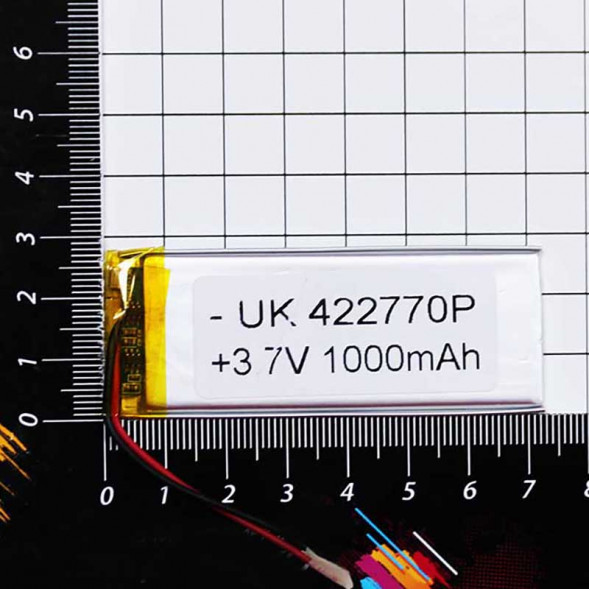 70X28X3mm 3.7V 1000mAh Литий-полимерный аккумулятор