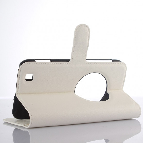 Чехол книжка с визитницей для Asus Zenfone Zoom ZX551ML ZX550 (Белый)