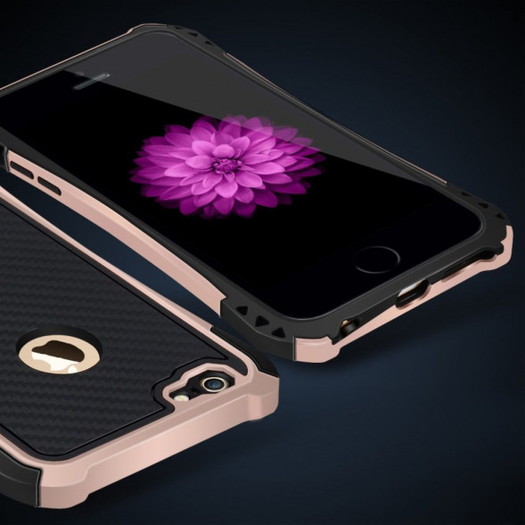 Комбинированный чехол JLW Shockproof для iPhone 6 , 6S (Золотистый)