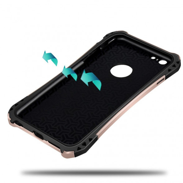 Комбинированный чехол JLW Shockproof для iPhone 6 , 6S (Золотистый)