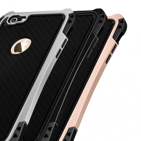 Комбинированный чехол JLW Shockproof для iPhone 6 , 6S (Золотистый)