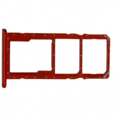 Лоток sim-карты для Samsung SM-A015F Galaxy A01 и карты памяти (Красный)