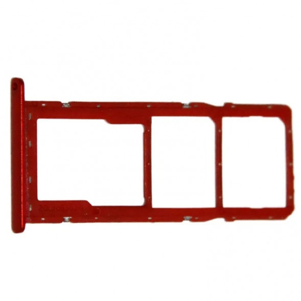 Лоток sim-карты для Samsung SM-A015F Galaxy A01 и карты памяти (Красный)