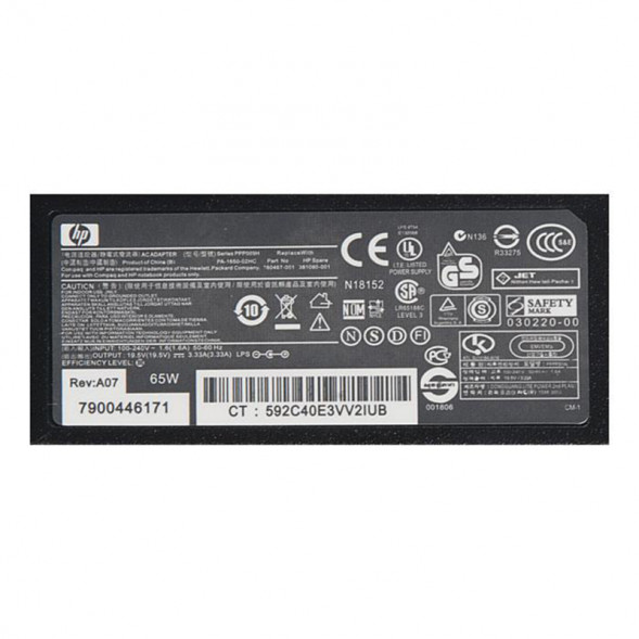 Блок питания (зарядка) для ноутбуков HP Envy 6 19.5V 3.33A 65W (4.8x1.7mm) (006857)