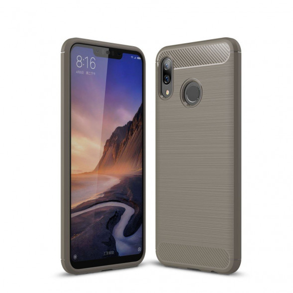 Чехол Carbon Fibre для Huawei nova 3 (серый)