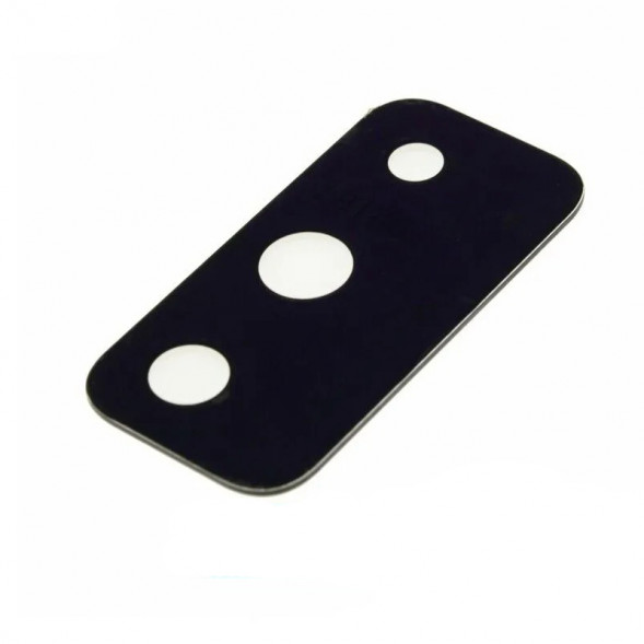 Стекло задней камеры для Tecno Spark 6 Go (KE5) (без рамки) (Черный)