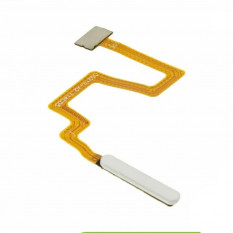 Шлейф для Samsung A226 Galaxy A22s 5G кнопка сканер отпечатка пальца (Белый)