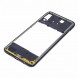 Рамка дисплея для Samsung A205 Galaxy A20 средняя часть корпуса (Черная)
