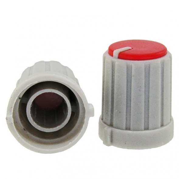 RR4853 (6mm круг красный) Ручка приборная