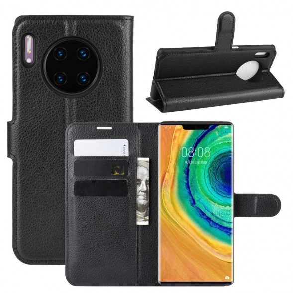 Чехол книжкой для Huawei Mate 30 Pro (черный)